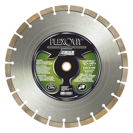 Flexovit CONCRETE SAW DIAMOND BLADE HIGH 44372